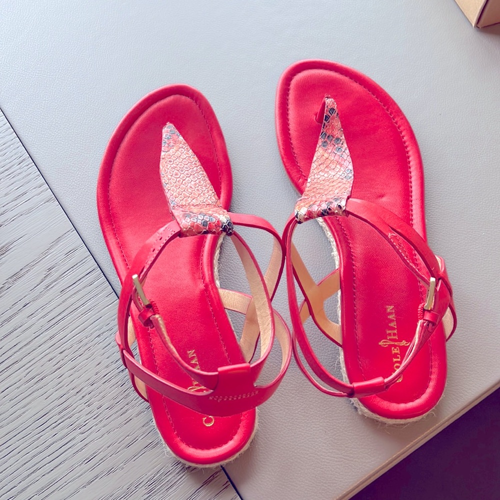 Cole Haan pink grove sandal